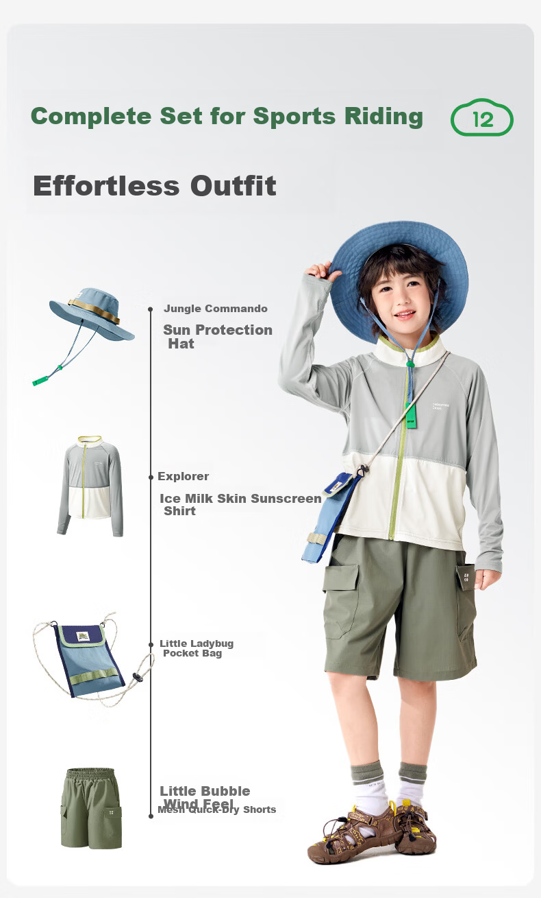 Kocotree KK Tree Kids Sun Protection Jacket Cooling Breathable Baby Skin Jacket Boys Girls UV Protection Coat 22