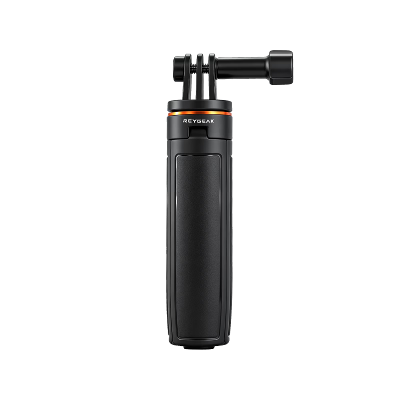 REYGEAK Adjustable Selfie Stick Tripod Compatible with DJI Action 6/5 Pro/4/Nano, Pocket 4 Pro/4/3, FeiyuTech ACE Pro/2 Handheld Extension Rod with One-Click Pop-Up