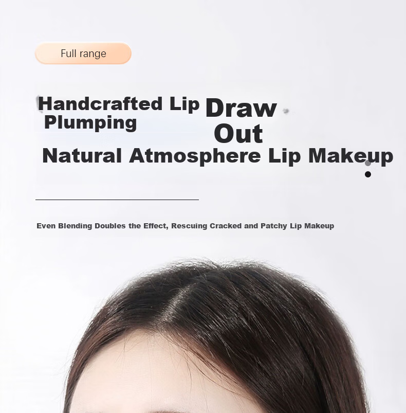 Chense Double-Ended Retractable Lip Brush (Gold) Portable Lip Liner and Concealer Brush with Cap 3
