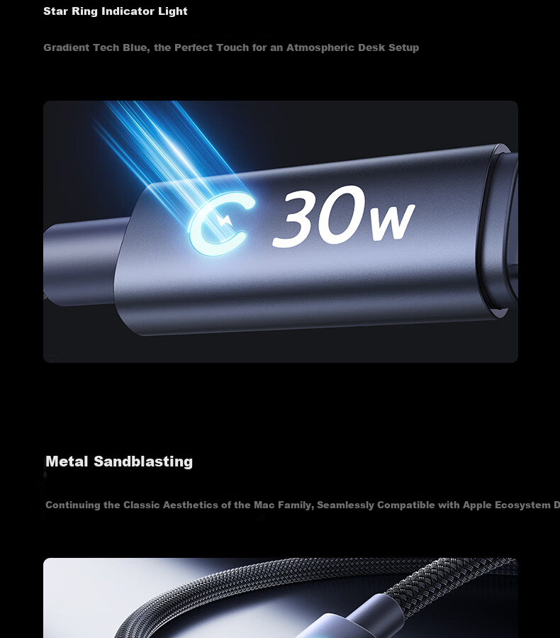 Baseus Apple Charging Cable PD30W/20W Smart Power-Off Data Cable for iPhone 14/13/12 Pro Max/11/XR/8P 1m White 10