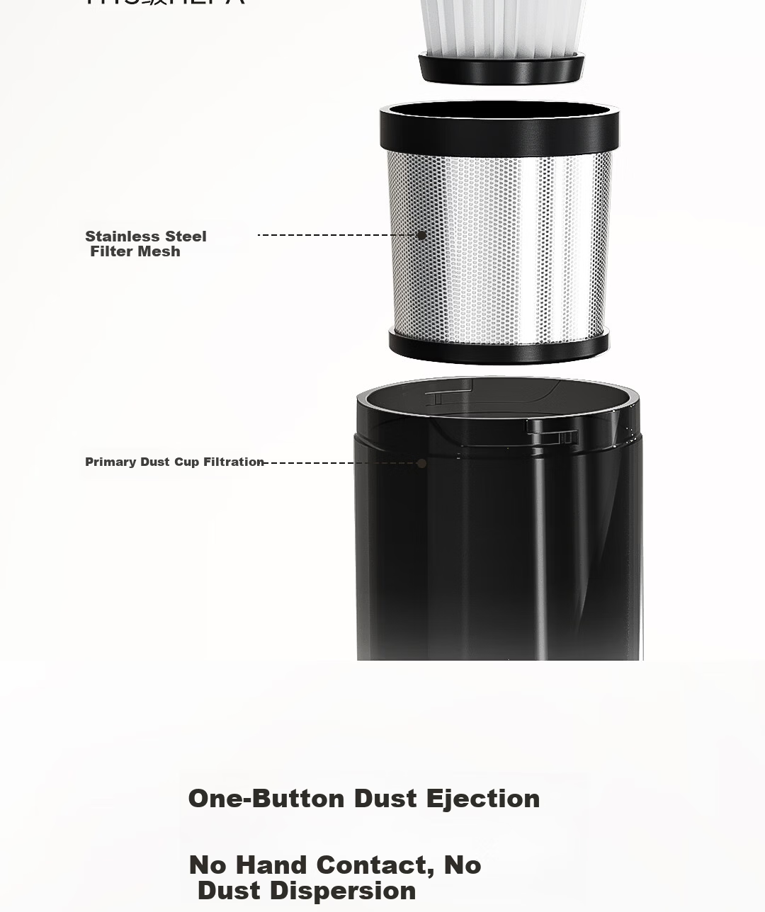 Deli Car Vacuum Cleaner High Suction Handheld Blower and Vacuum Wireless Powerful Portable Outdoor Car and Home Use 9