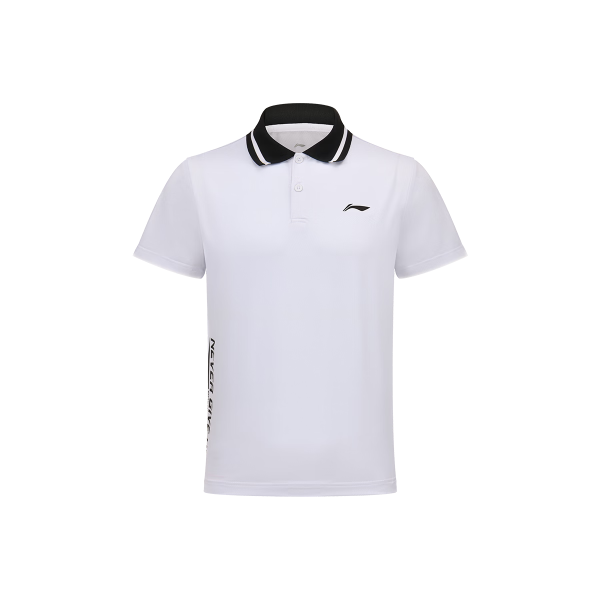 Li-Ning Table Tennis And Badminton Short-Sleeve Polo Shirt, New Player Series, Comfortable Breathable Sports Top for Men And Women, Size M
