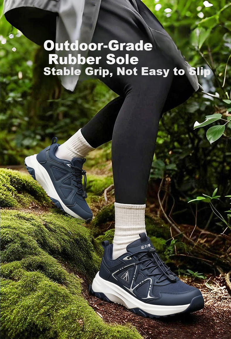 Zulijian Elderly Spring Summer Breathable Walking Sports Shoes Casual Outdoor Non-slip Shoes 26156004J Black/Silver Men 40 5