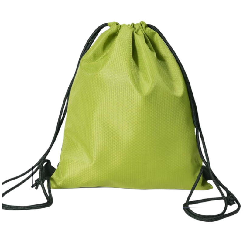 EEKIKS Drawstring Closure Storage Bag Travel Backpack, Running Sports Beach Outdoor Travel Bag Portable Backpack, Gree