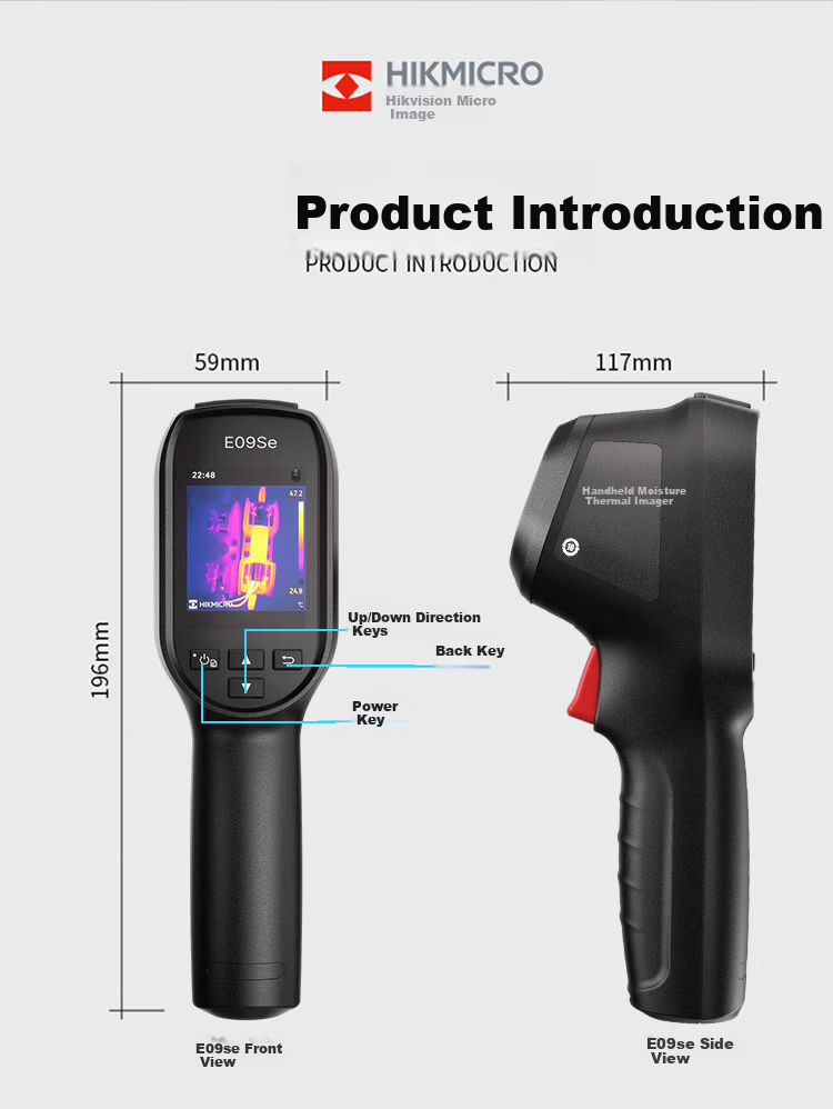 HIKMICRO E09SE Thermal Imaging Camera High-Definition Infrared Thermal Imager Night Vision Industrial Temperature Measurement Floor Heating Leak Detector 11