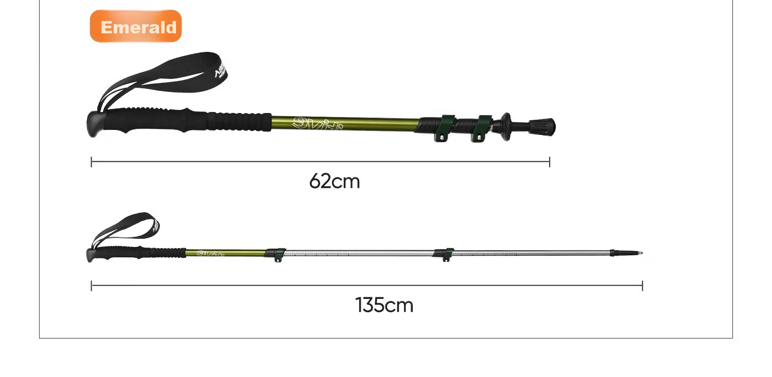 Primitive Outdoor Lightweight Folding Trekking Pole Adjustable Hiking Stick for Kids Professional Telescopic Women's Walking Staff 28