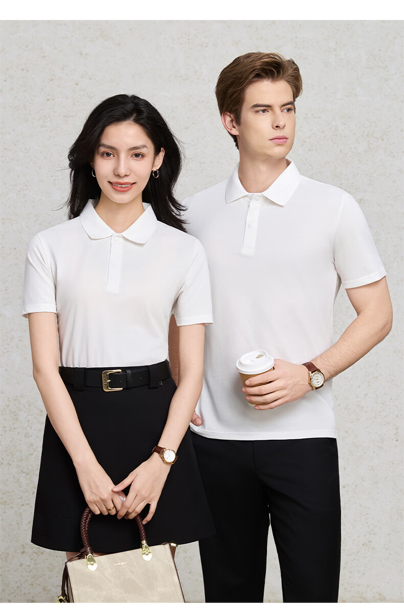 TUCANO Women's Short Sleeve Color-Block Breathable Quick-Dry Lightweight Business Casual Polo Shirt Light Blue 2XL 18