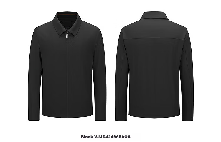 YOUNGOR Business Commuter Spring New Men's Polo Collar Durable Double-Layer Stretch Executive Jacket 424965F 20