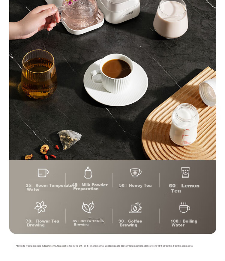 YIMI Desktop RO Water Purifier Home Use Mineral-Rich Instant Heating Direct Drinking Machine IP300 10