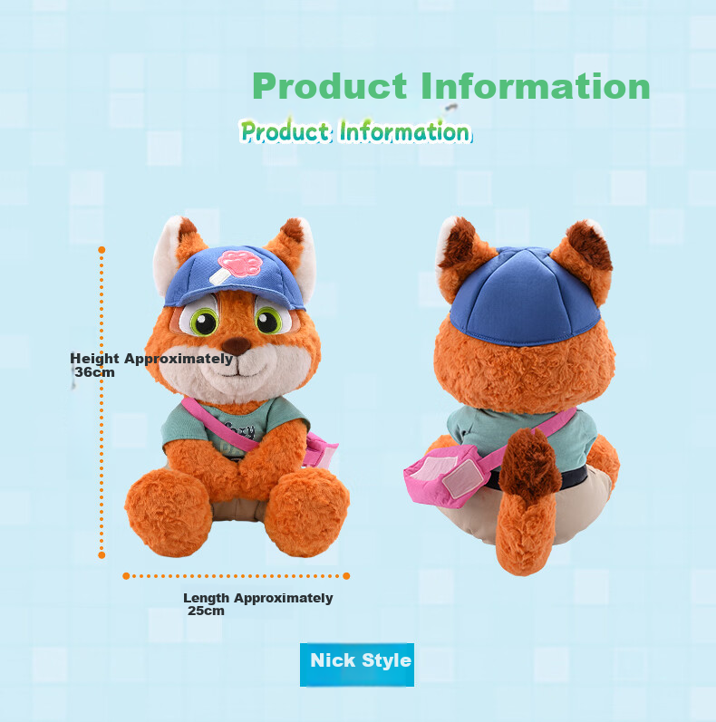 Disney Zootopia Judy Plush Toy Best Cute Gift Box Cuddle Doll for Girls Birthday Present 7
