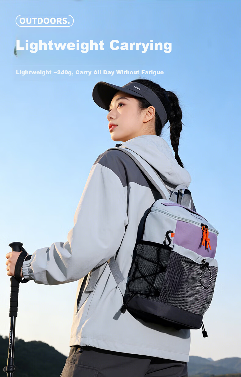Warrior Outdoor Large Capacity Lightweight Stylish Water-Resistant Casual Hiking Backpack Travel Bag for Men and Women School Bag 6