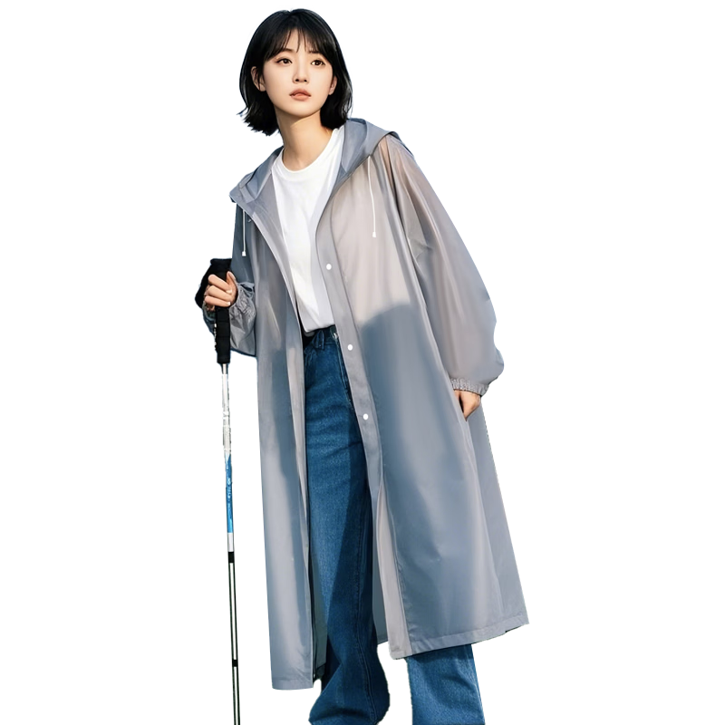 Yucheng Thickened Portable Long Full-Body Raincoat Anti-Storm Disposable Adult Outdoor Hiking Poncho