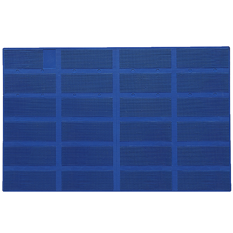 Da Jiang Bathroom Non-Slip Washable Small Blue Floor Mat 45x75cm 1