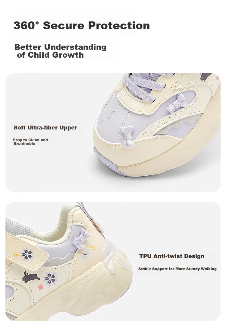 Balabala Toddler Girls' First Walking Shoes Sports Shoes 2026 New Spring Baby New Year Red Dad Sneakers Functional Shoes 7