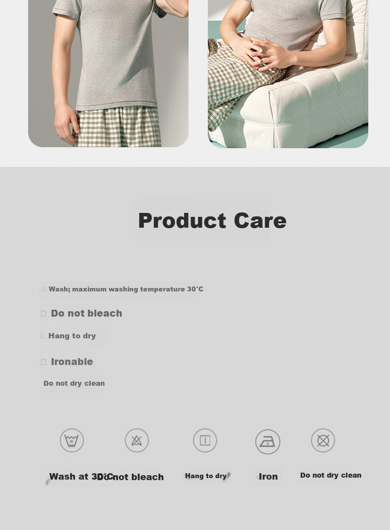 Yiershuang [Class A Baby Cotton 10A Antibacterial] 100% Cotton Short Sleeve Men's Basic T-Shirt Undershirt 19