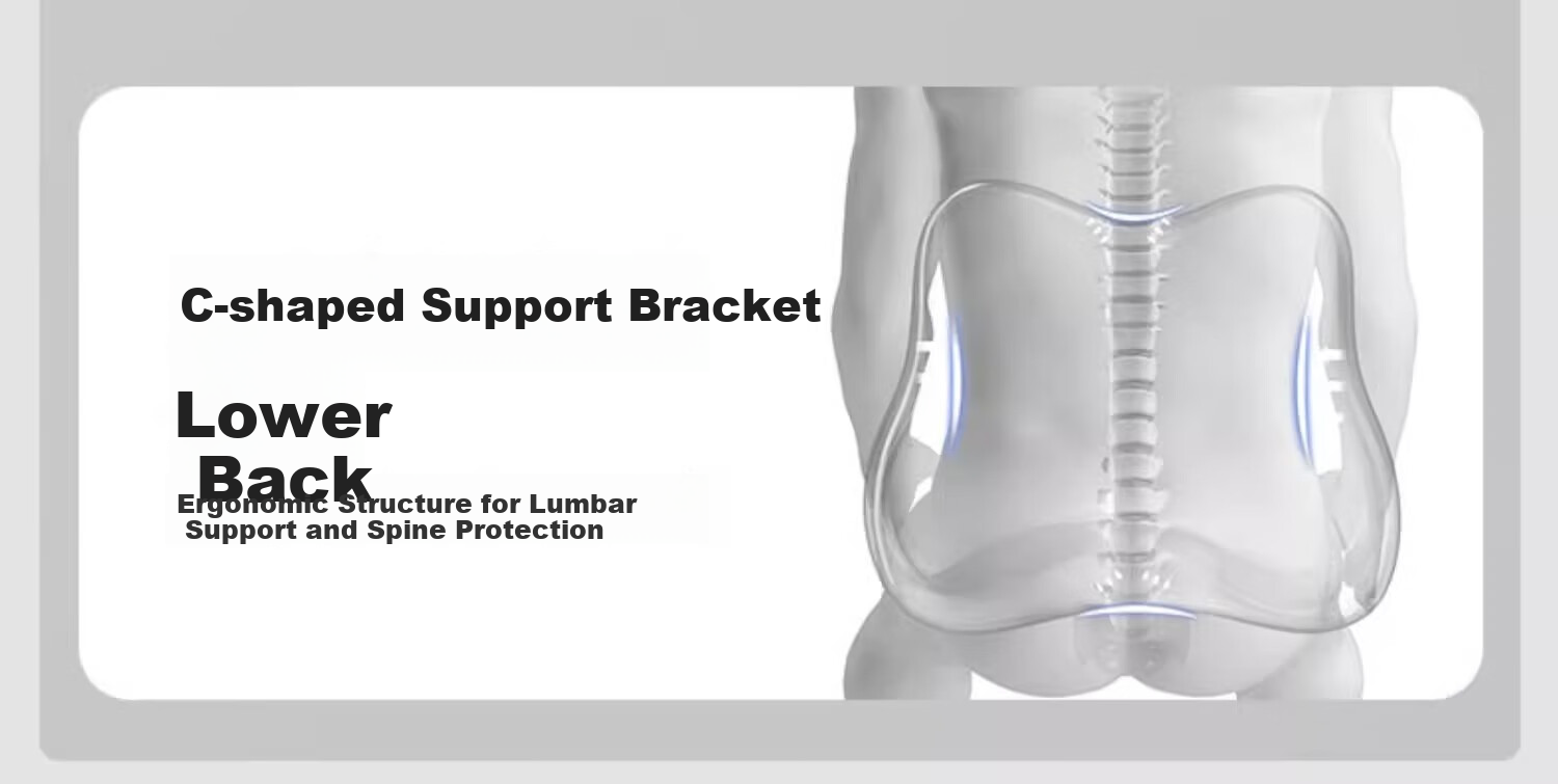 Nila Lumbar Support Office Cushion Seat Pad Workstation Long Sitting Waist Pillow Backrest Cushion Lumbar Support Pad Waist Protector 16