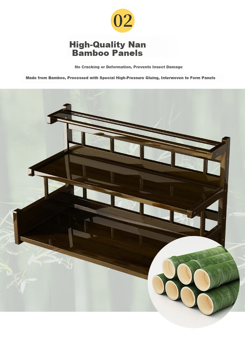 Wo Jia Tea Set Storage Rack Desktop Small Antique Display Shelf Tea Table Tea Cabinet Tea Rack Tea Leaf and Tea Cup Holder Organizer 7