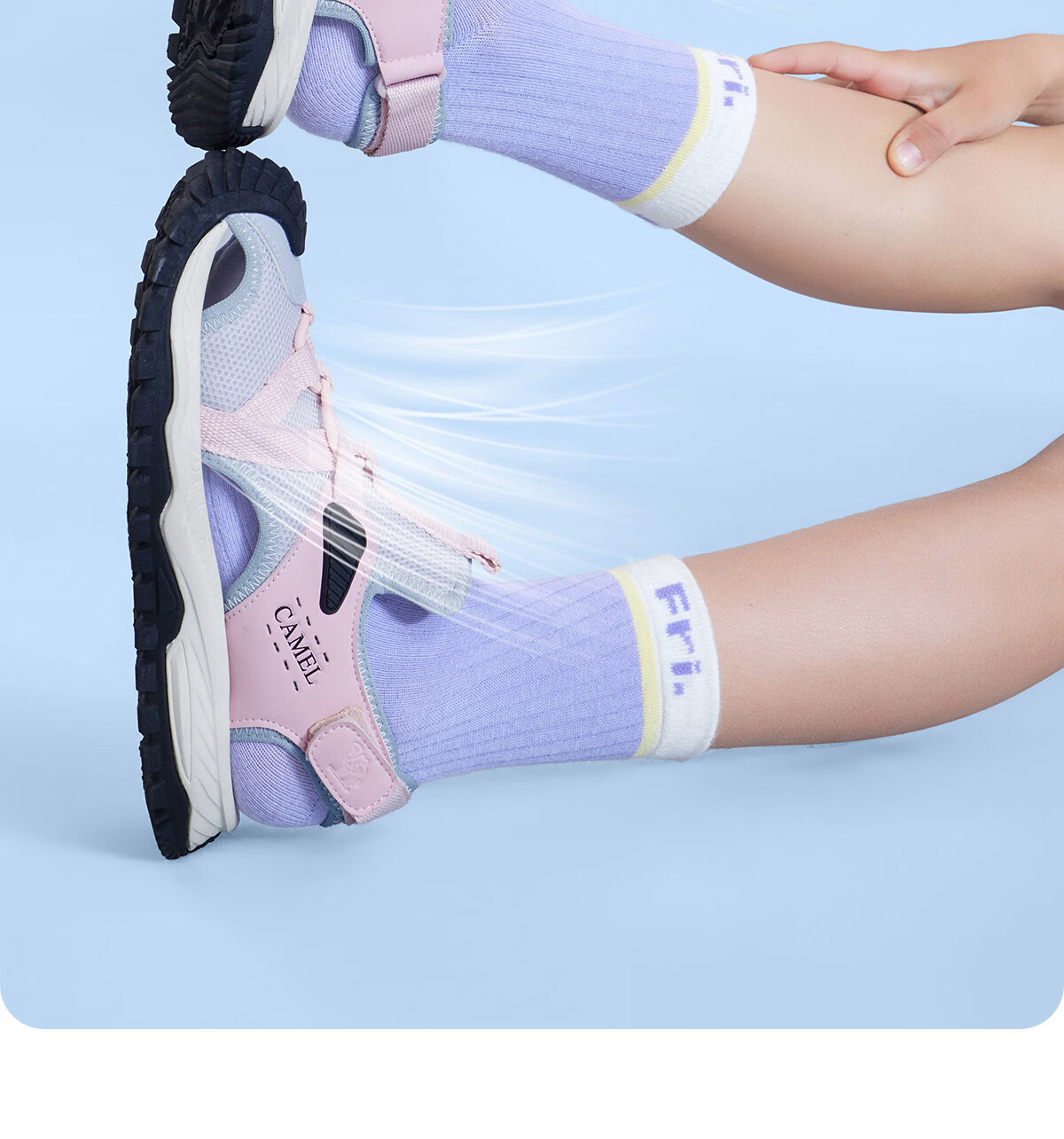 Camel Kids Summer Breathable Closed-Toe Outdoor Casual Beach Sandals Non-Slip Anti-Collision Durable for Older Children 19