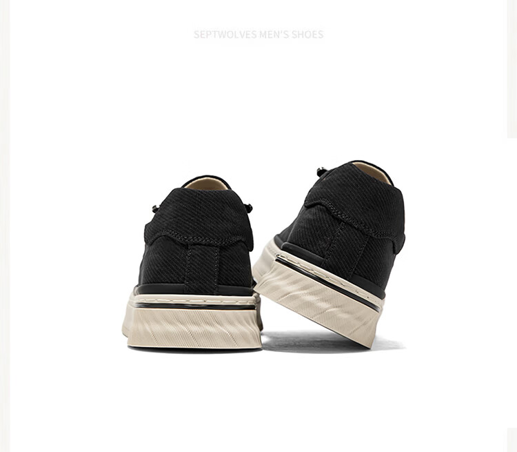 Septwolves Men's Summer 2026 New Canvas Shoes Breathable Lightweight Low-top Sneakers Trendy Casual Shoes 480375 22