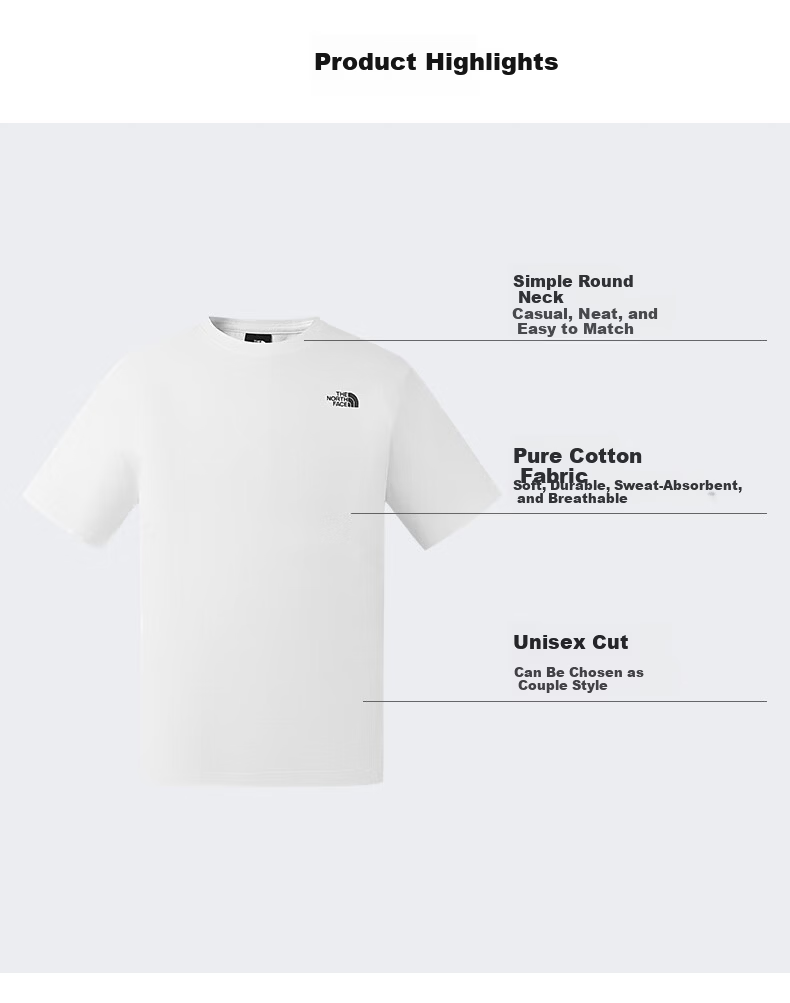 The North Face Unisex Short-Sleeve T-Shirt, Outdoor Breathable And Skin-Friendly, 8GWE, Black/JK3, 2XL 2