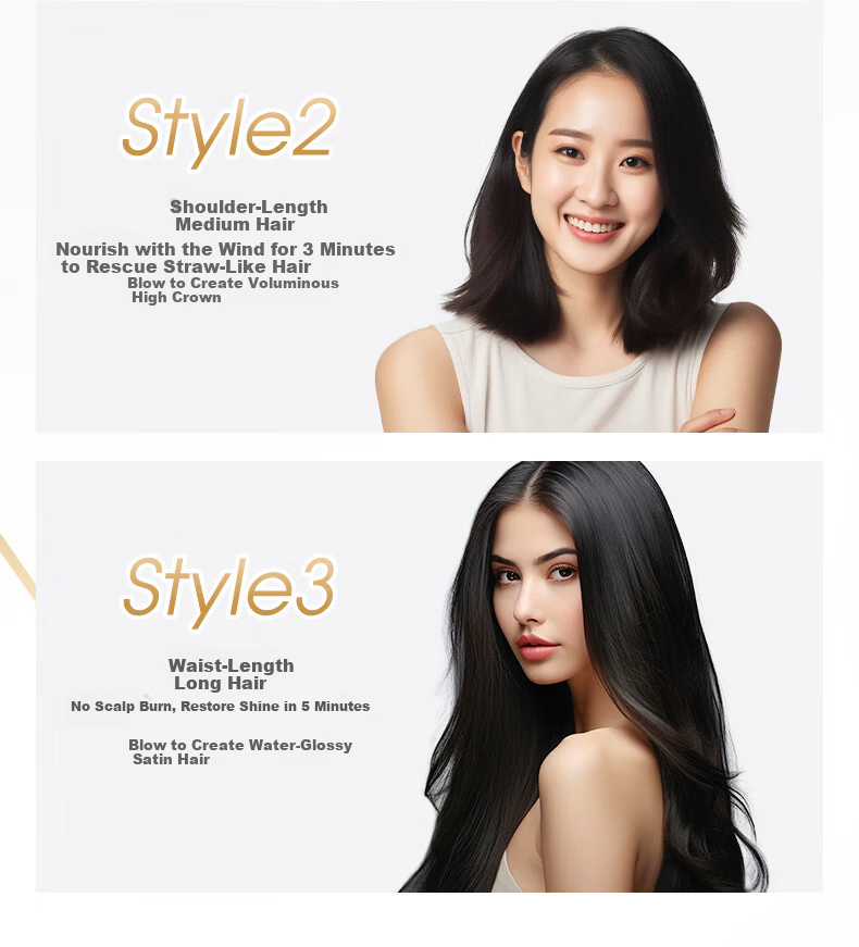 VTT Germany Lollipop High-Speed Hair Dryer Home Silent Negative Ion High Power Hair Protection Quiet Low Noise Birthday Gift 18