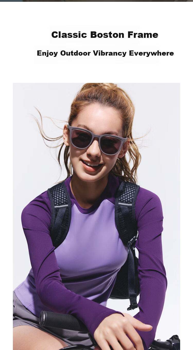 Banana Under Boston Frame Foldable Sunglasses for Men and Women FD009 Driving Outdoor Travel Gift for Boyfriend 23