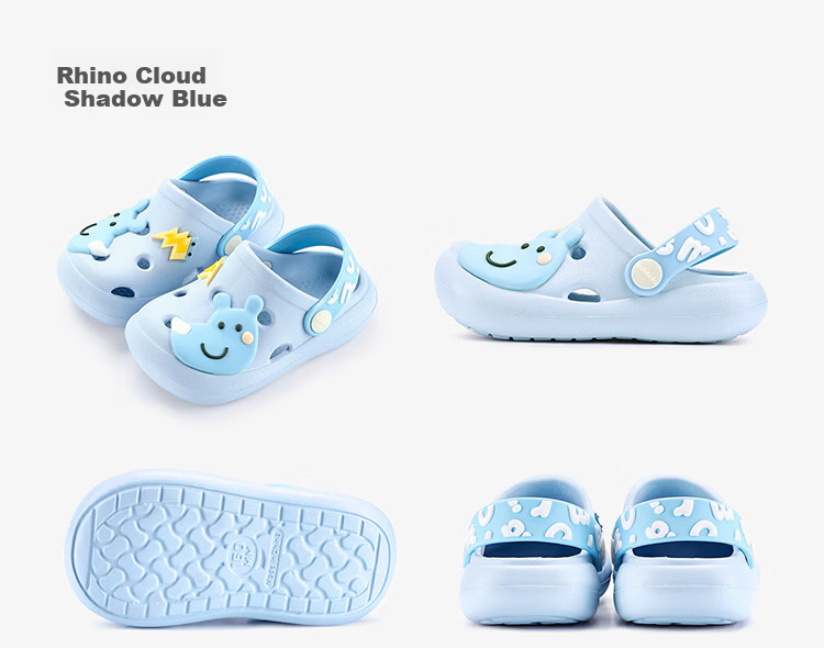 BALABALA Kids Slippers Girls Summer Cartoon Indoor Hole Shoes Cute Breathable Soft Sole Boys Beach Sandals 14