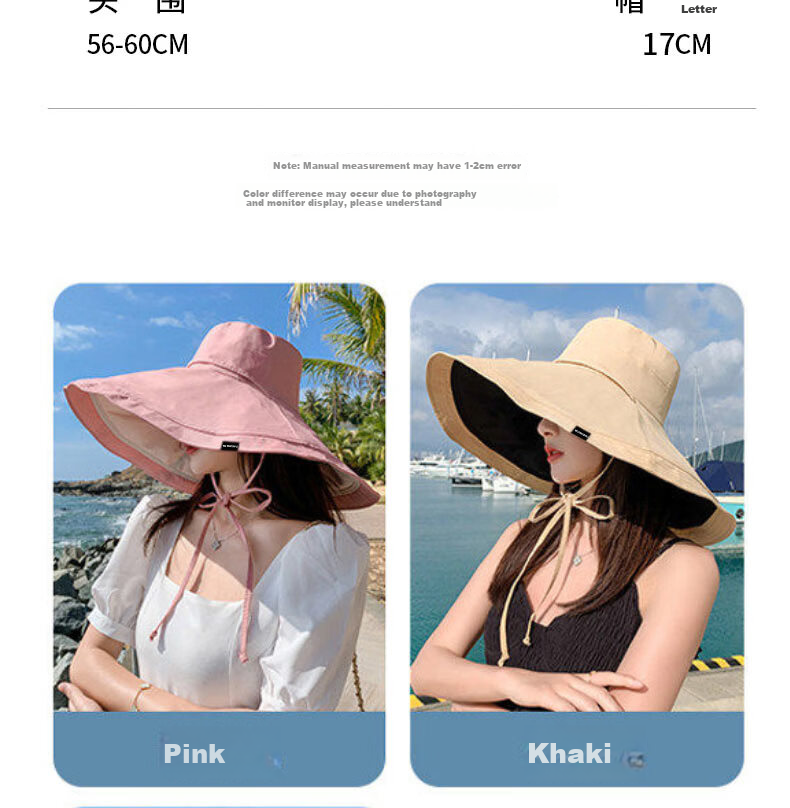 RED DRAGONFLY Women's Sun Protection Hat with Extra Large Brim Reversible Bucket Hat Summer UV Protection Outdoor Cycling Sun Hat 10