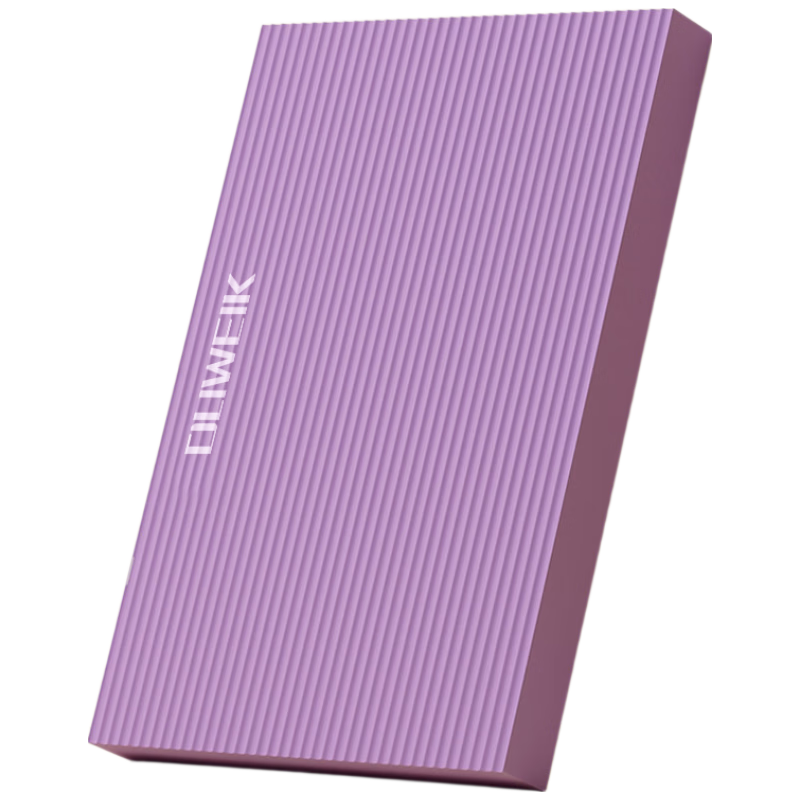 Duweike Thickened Yoga Fitness Balance Mat Ab Wheel Knee Pad 30x44cm Purple