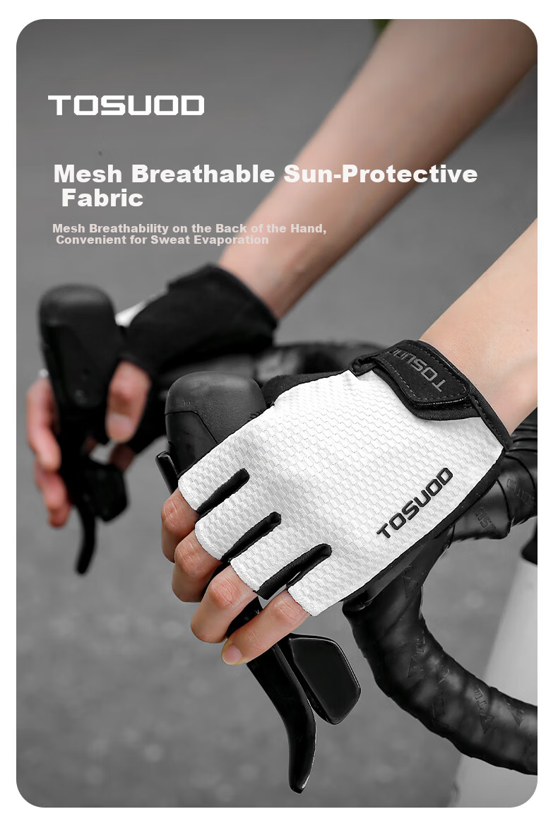 Captain Tas Cycling Gloves Short Finger Summer Lightweight Mountain Road Bike Half Finger Shockproof Protective Gloves for Men and Women 6