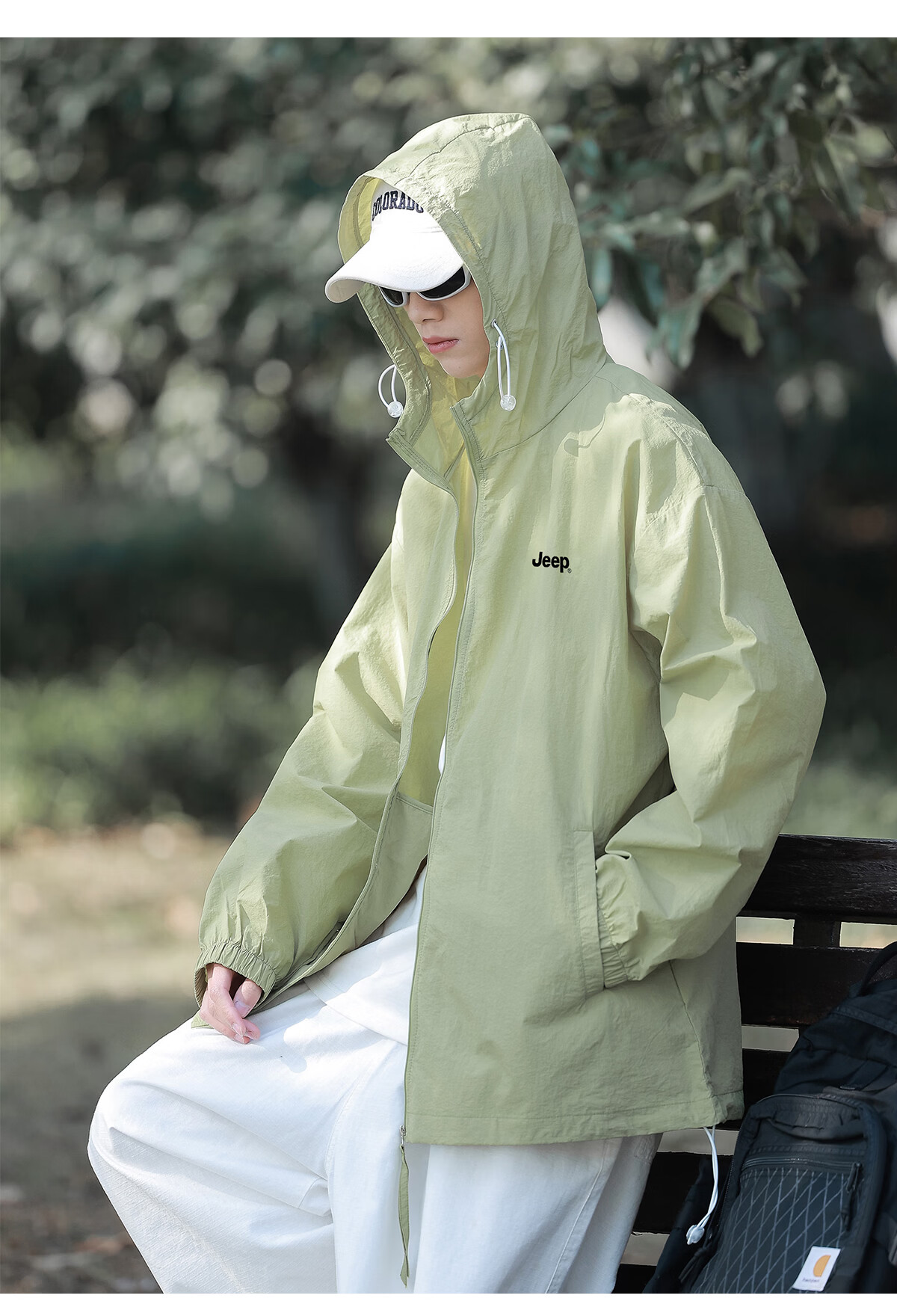 JEEP Summer Breathable Sun Protection Jacket Ice Silk Outdoor Sports Skin Jacket for Men and Women Couples 4XL Rock Gray 14