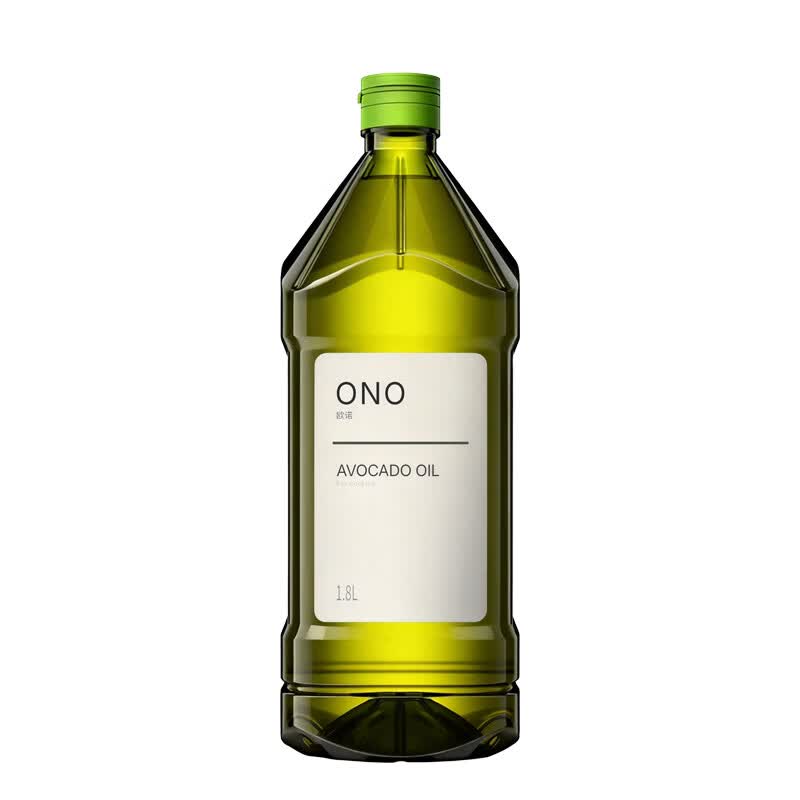 欧诺ONO牛油果油1.8L鳄梨油酪梨油低温压榨热炒大桶家庭装食用油