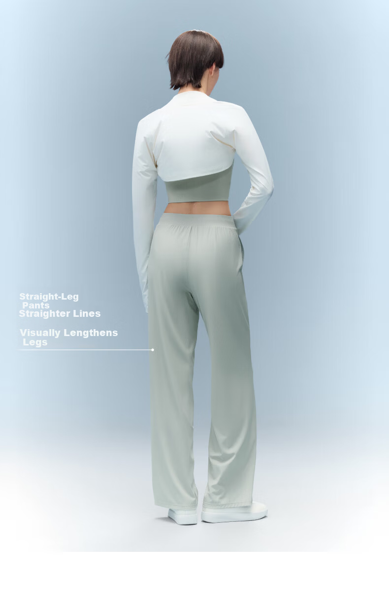 Bananain [Liu Haocun's Choice] Liangpi 301 Cool Women's Quick-Dry Ice Silk Straight-Leg Pants, Slimming Casual Sports, New for 2026 9