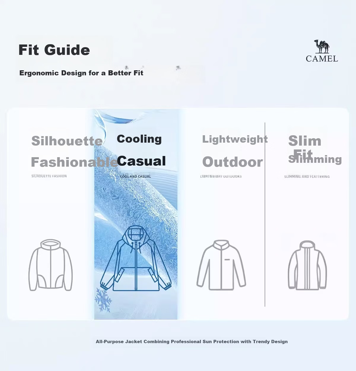 CAMEL Dilireba Same Style Original Yarn Sun Protection Jacket 2026 Spring Summer New Cool Heat-Shielding UV Protection Coat 7