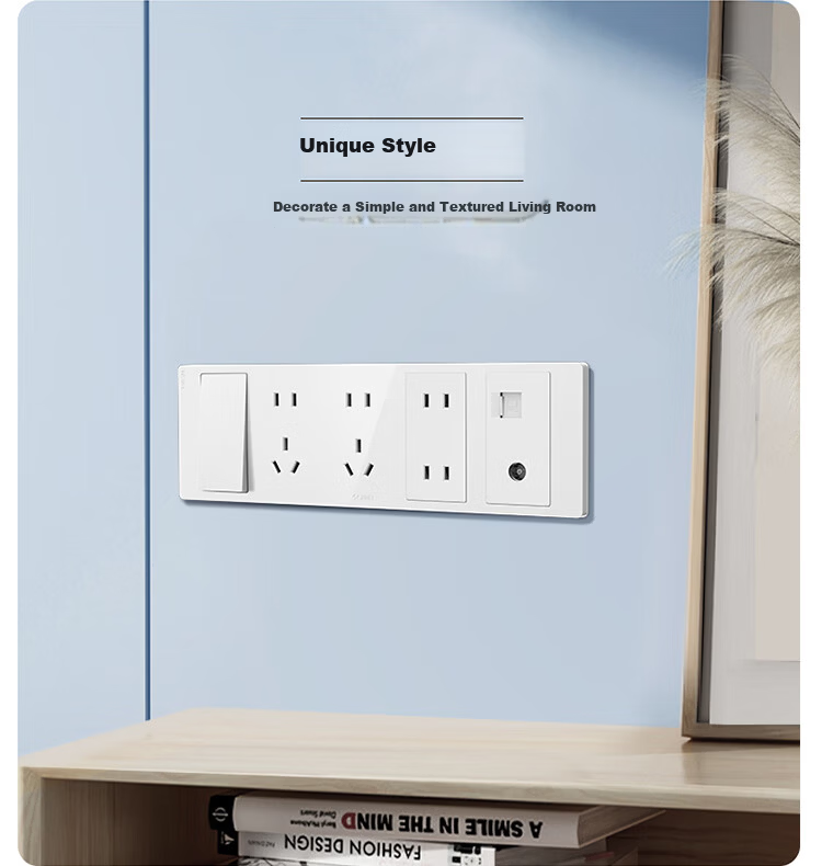 BULL GTE Series Kitchen Socket 10A Socket with Independent Switch Panel GTE603 Gold 7
