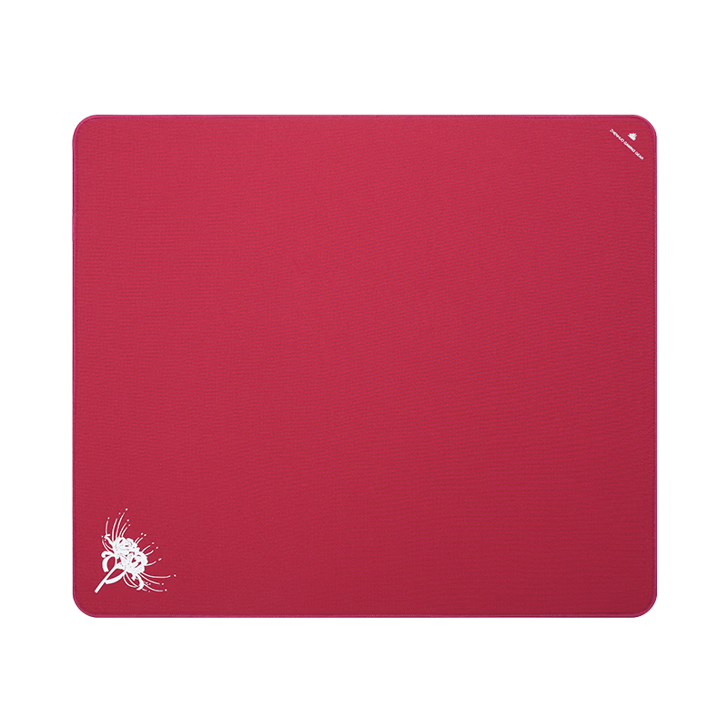 Zhenhuodu Solid Color FPS Gaming Mouse Pad Red 490x420mm Ultra-Low Edge Locking Rubber Base (L)