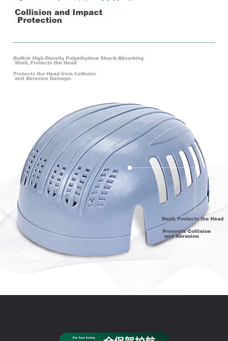 DELTAPLUS 102110 AIR COLTAN Breathable Impact-Resistant Safety Helmet 7cm Comfortable Baseball Cap Style Blue 20pcs/Box 5