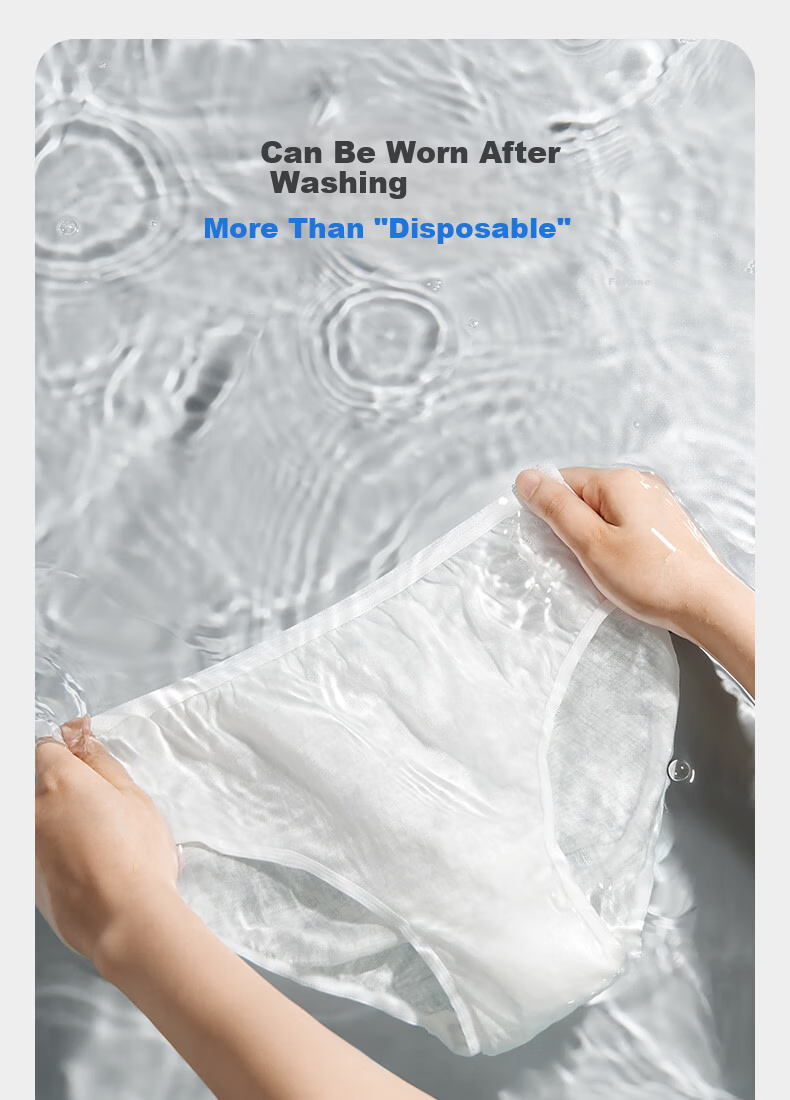 Babycare Disposable Cotton Underwear Travel Maternity Postpartum Portable Wash-Free Medical Grade XL 7 Pieces 10