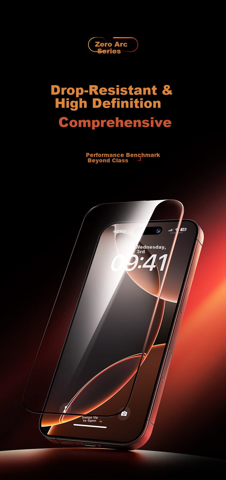Benks [AR Ultra-Clear Enhanced Transparency] Tempered Glass Screen Protector for Apple IPhone 16 Pro Max, Anti-Reflective Full-Screen HD Anti-Fingerprint Glass Protective Film 2