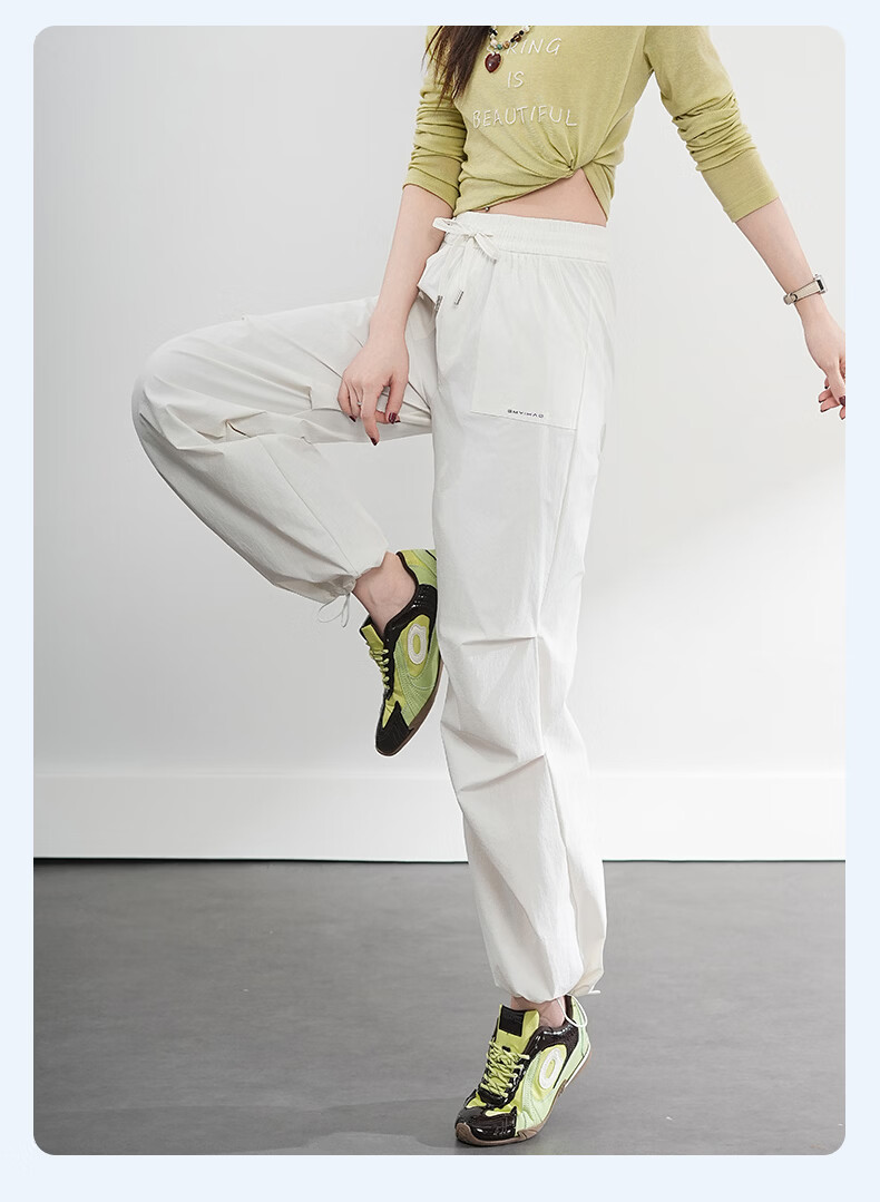 Langsha Women's Outdoor Work Pants Summer Thin Breathable Quick-Dry Ice Silk Sun Protection Tactical Hiking Straight-Leg Trousers 18