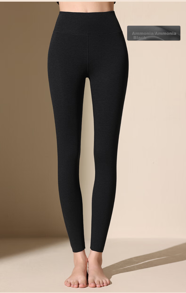 Miiow [Goose Down Tencel] 2026 New Thermal Pants Women's De Rong Heating Fleece Thickened Seamless Autumn Wool Pants 12