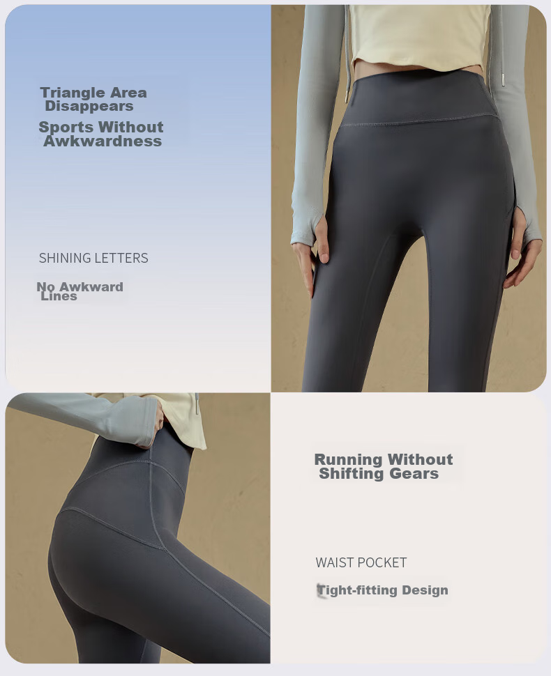 ACKDCS Inspirational Pants Yoga Pants for Women, Spring And Summer Wear, Tight-Fitting Running Pilates Sports Trousers, High-Waisted Butt-Lifting Fitness Pants 5