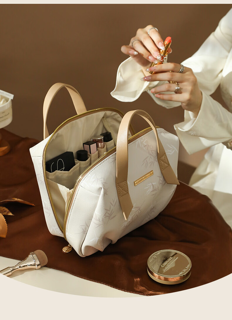 LOHO Travel Makeup Bag Portable Women's 2026 New High-Value Large Capacity Toiletry Skincare Storage Pouch Box Bag 15