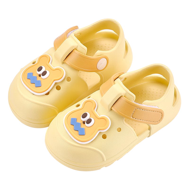 Balabala Kids Summer Sandals Boys Girls Hole Shoes Toddler Sports Outdoor Beach Sandals Baby Kindergarten Hole Shoes