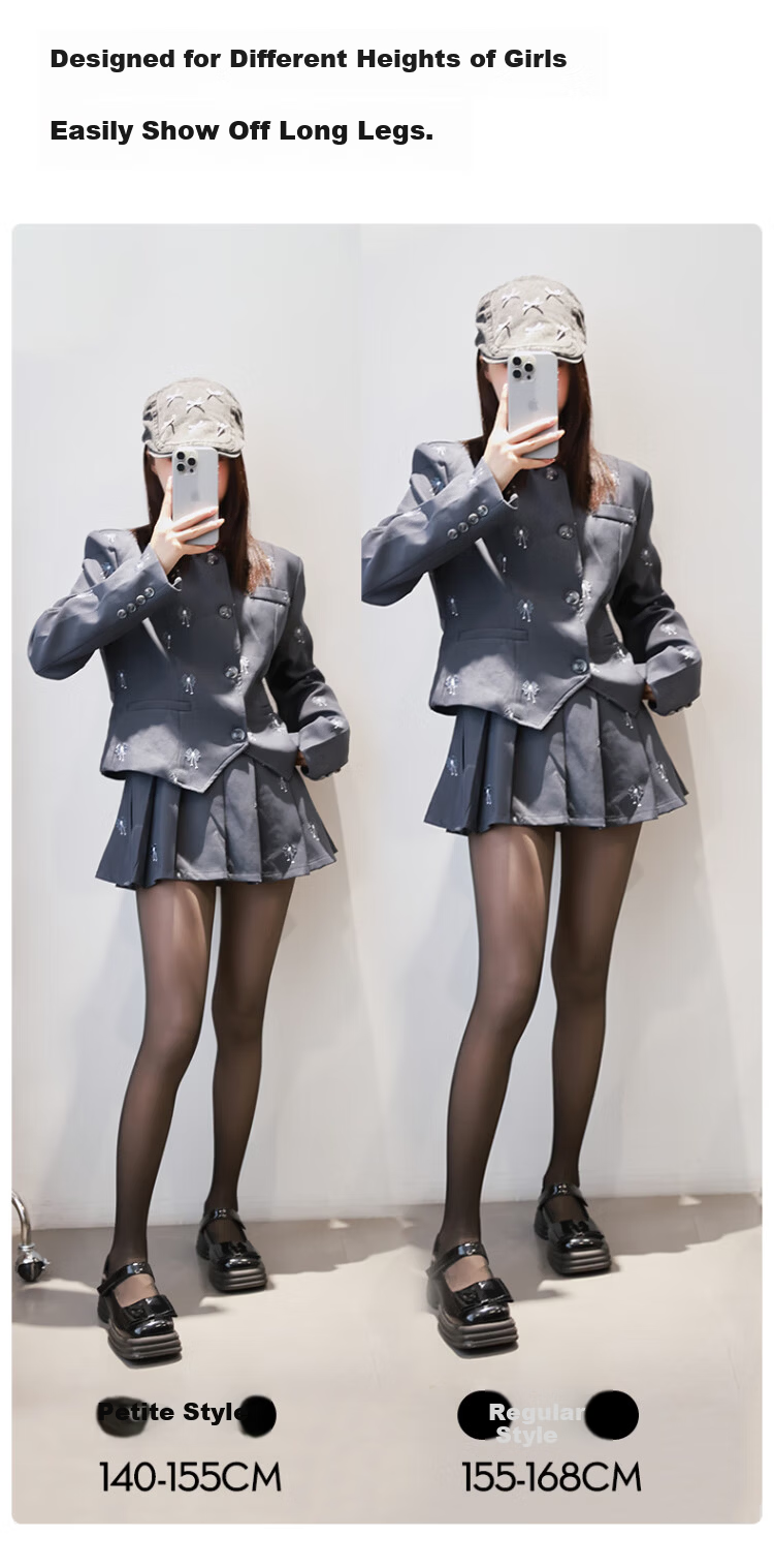 LangSha Black Sheer Skin-Effect Thickened Fleece-Lined Anti-Snag Footed Tights Black [Medium Thickness] 3