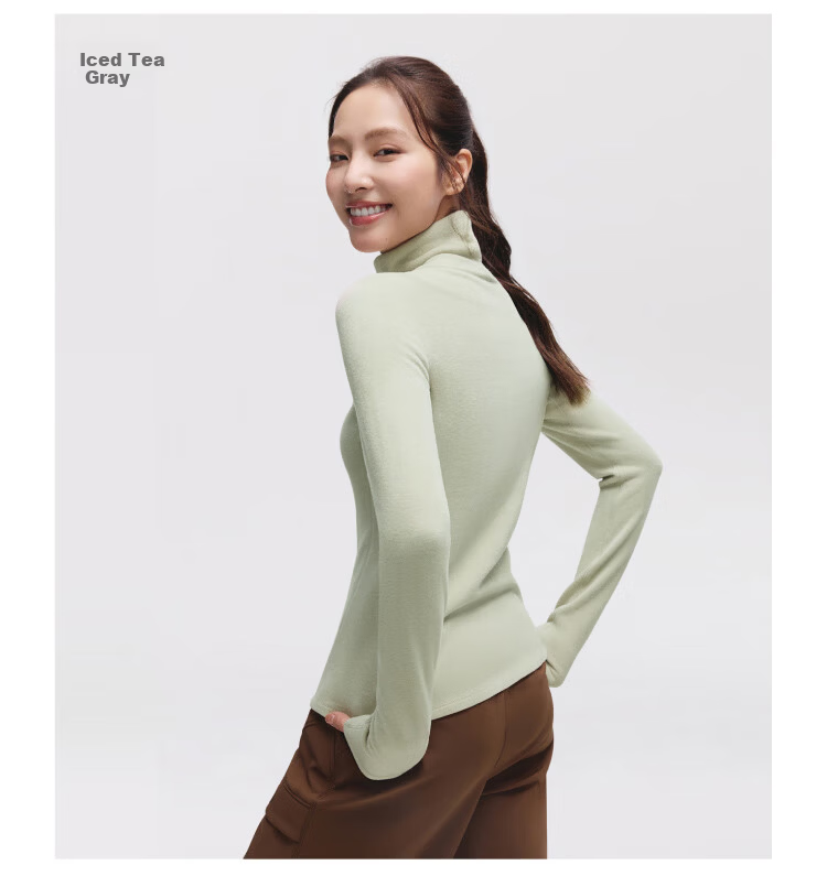 Beneunder Women's Fleece Slim Fit High Elasticity Thermal Base Layer Autumn Winter PM004&PO15324 22