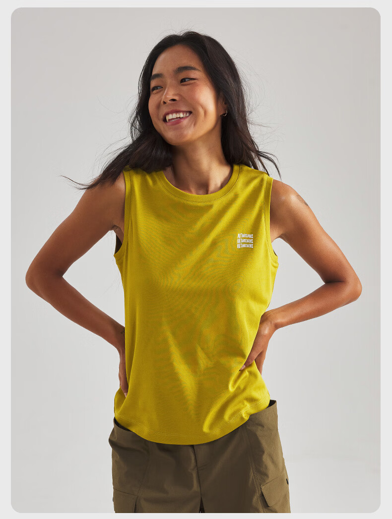 Naturehike Quick-Dry Sleeveless Vest T-Shirt 2026 Summer New Women's Hiking Mountaineering Outdoor Round Neck Loose Breathable Top 5