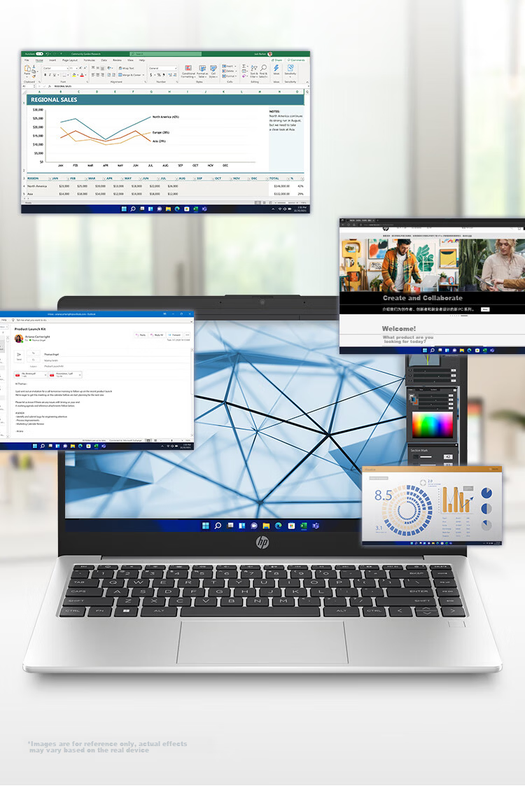 HP EliteBook Pro 14-inch AMD Ryzen Lightweight Laptop (Standard Voltage Ryzen 7 H 255, 16GB RAM, 512GB SSD, 2.2K Display, 1-Year Onsite Warranty) 9