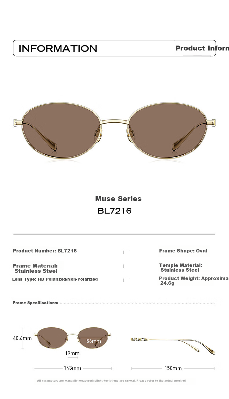 BOLON Bolon Eyewear 26 New Yang Zi & Lin Yi Same Style Vintage Sunglasses Men UV Protection BL7216A62 6