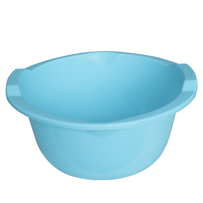 Jinghuisichuang Double-Ear Basin, 39cm Single Piece, Thickened And Deepened, Face Washing Basin, Durable Household Foot Soaking Plastic Vegetable Washing Basin, Random Color